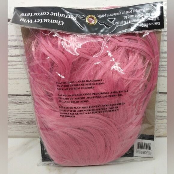 Free Barbie Pink Wig Hair Kids Girls Women Drag New! - Picture 2 of 5